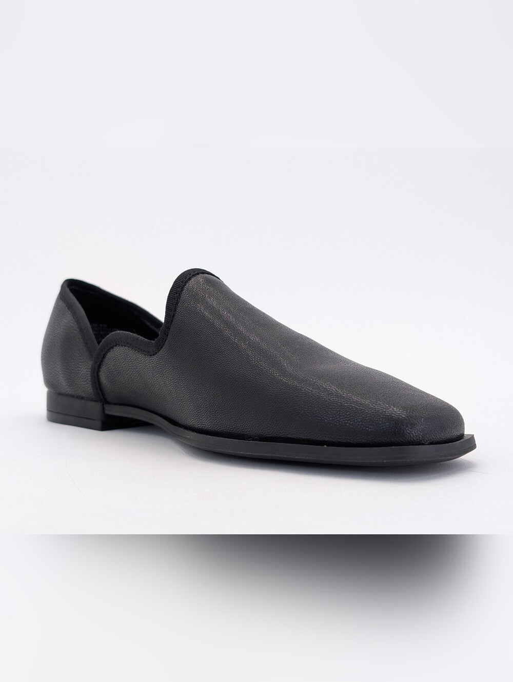 Chelsea & Violet "Louisa" Sz 8.5M Women Black Genuine Leather Modern Square Toe - Picture 7 of 17